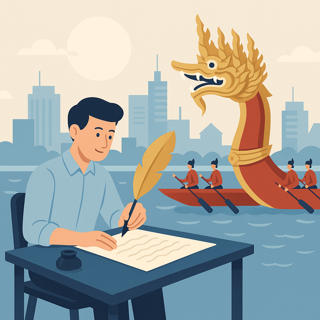 กาพย์เห่เรือ บทกวีไทยโบราณ