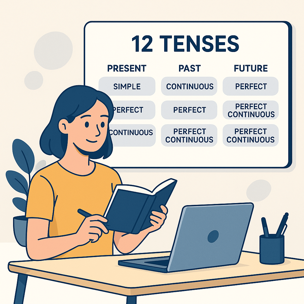 การเรียนรู้ 12 Tenses ภาษาอังกฤษ