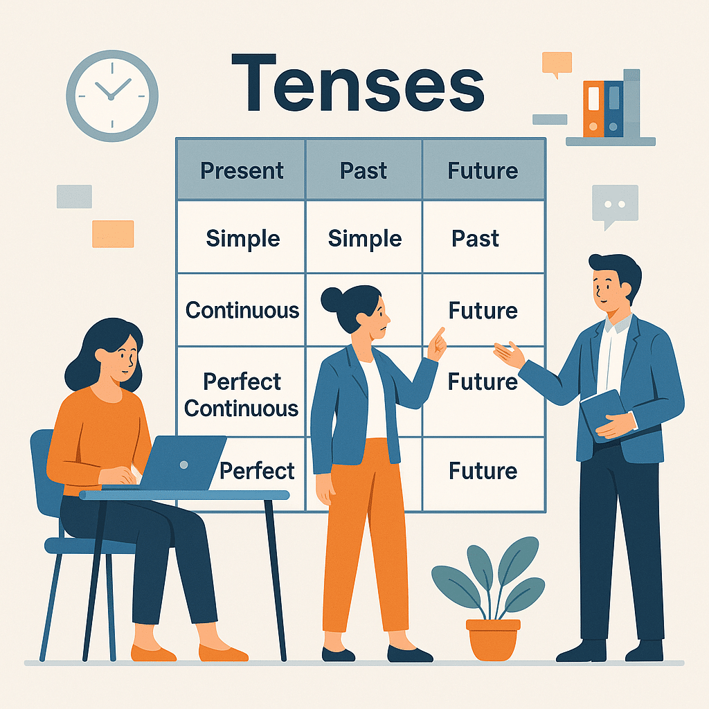 ตาราง 12 Tenses ภาษาอังกฤษ