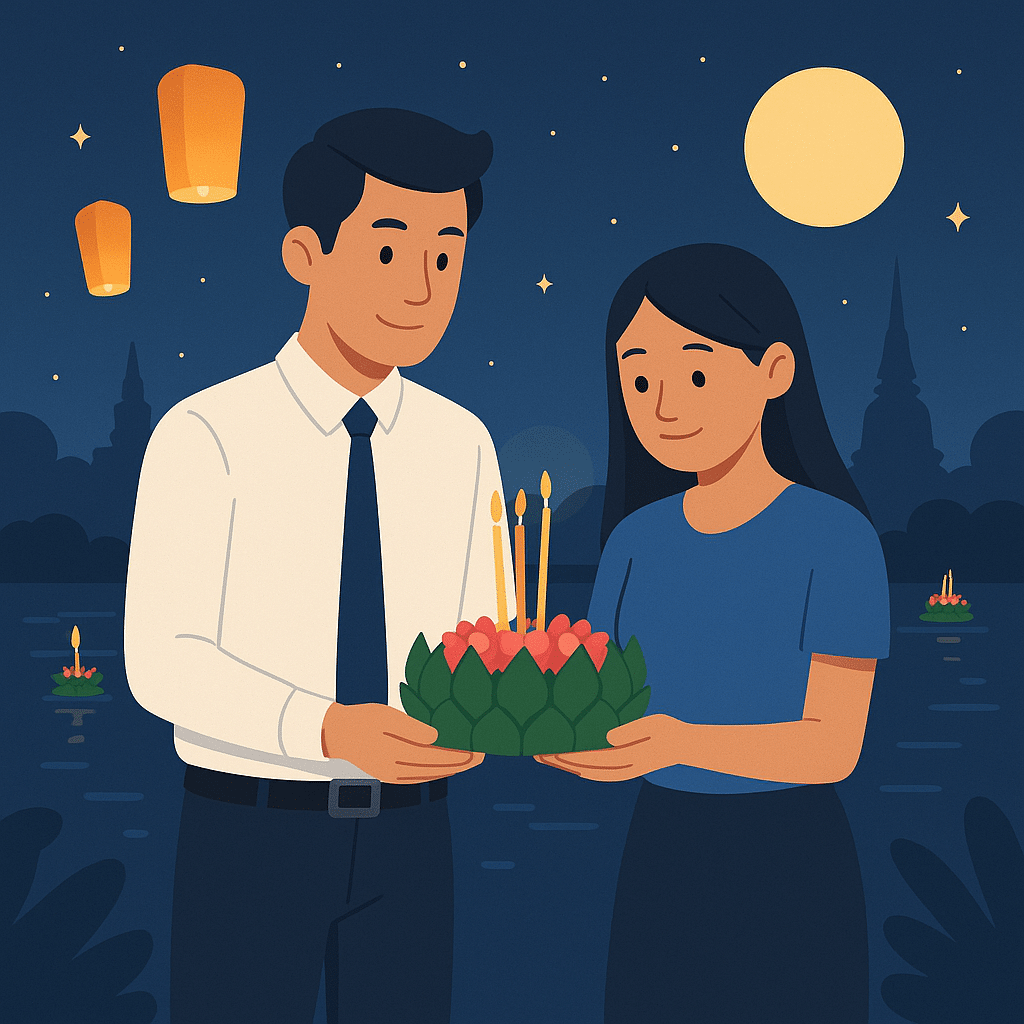 ประเพณีลอยกระทงไทย