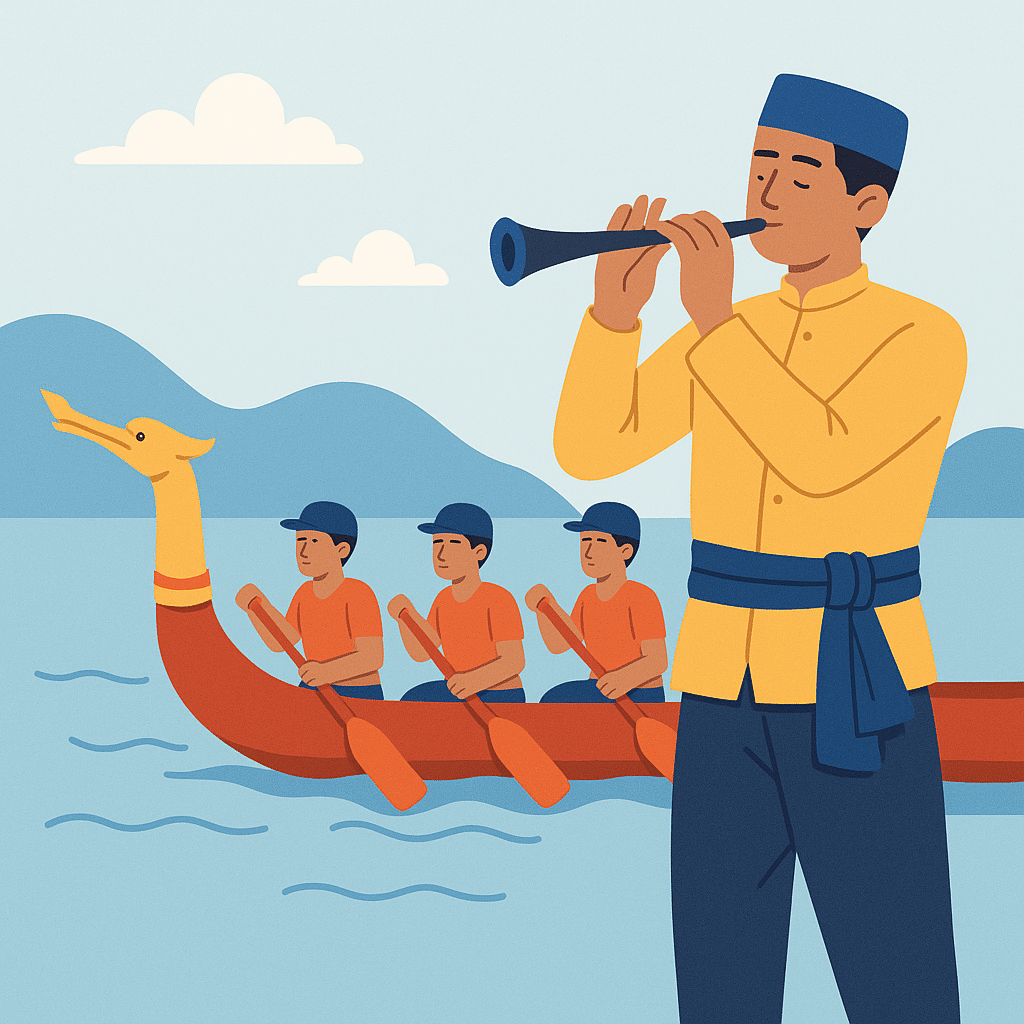 ประเพณีแข่งเรือและกาพย์เห่เรือ