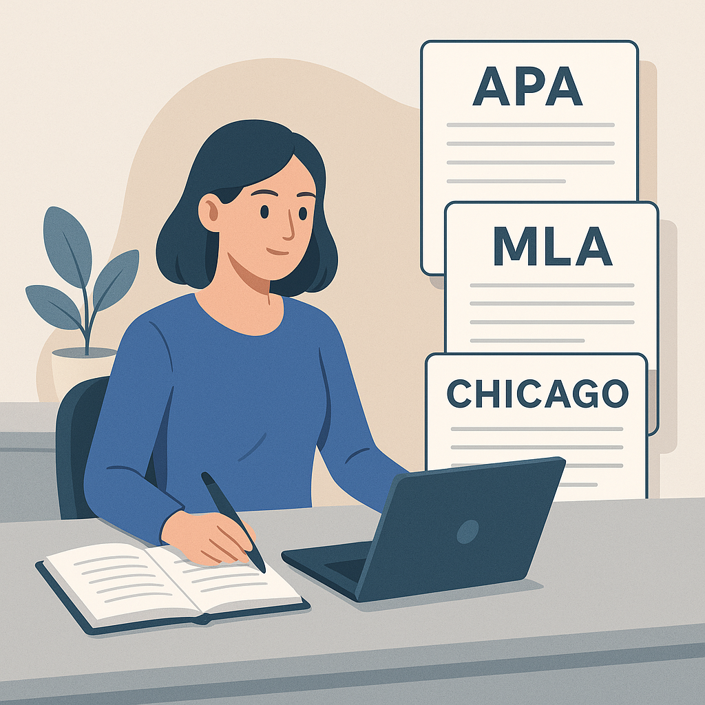 รูปแบบบรรณานุกรม APA MLA Chicago