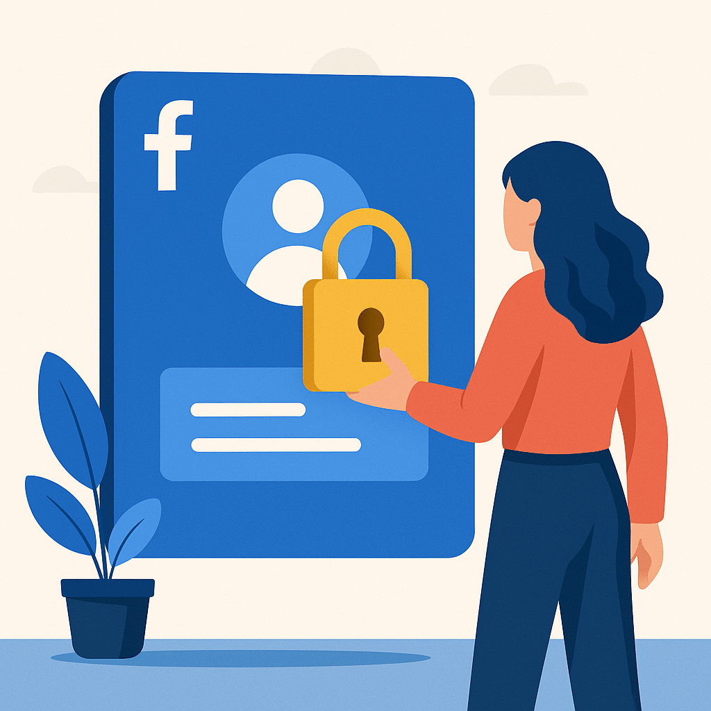 สรุปวิธีล็อคโปรไฟล์ Facebook