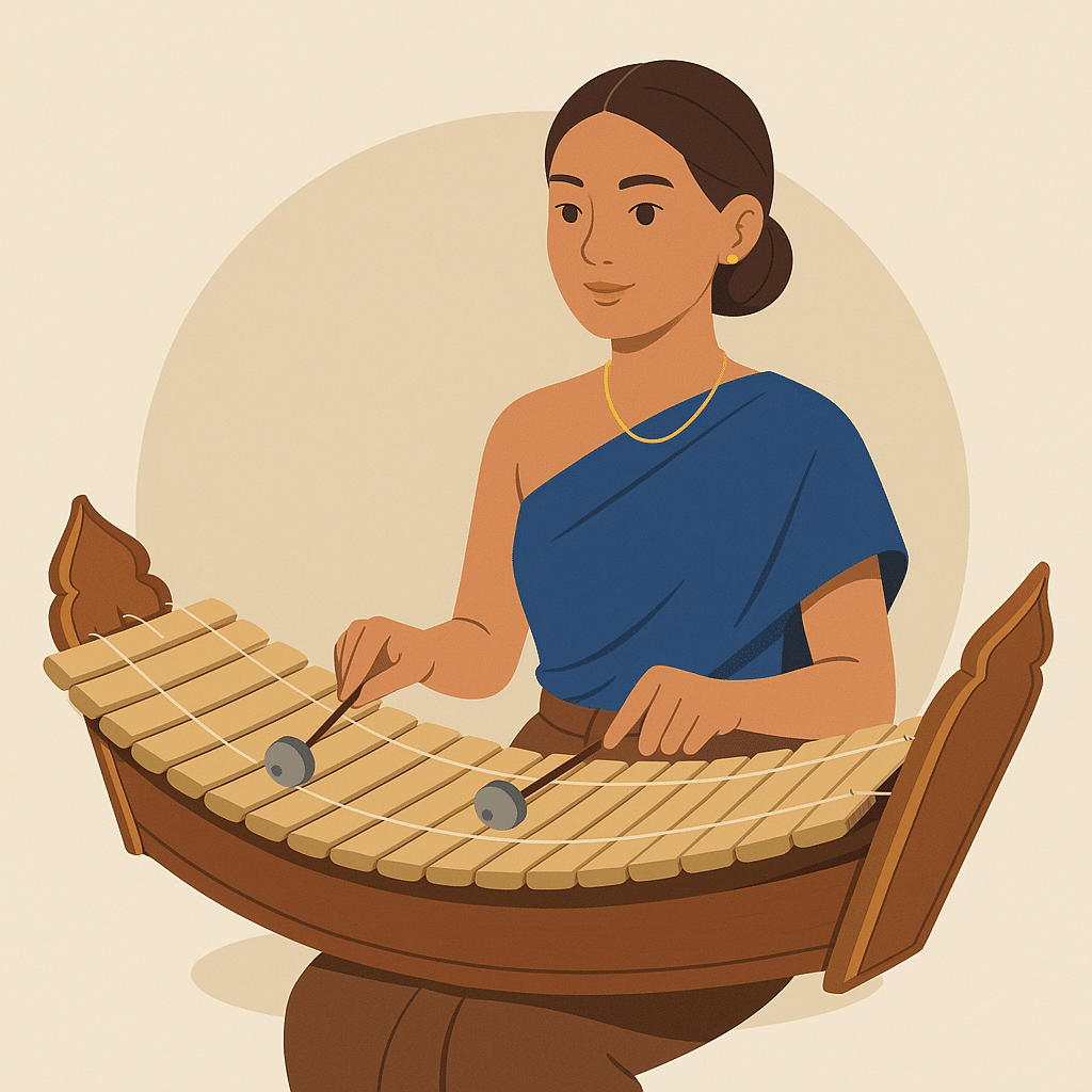 แบมไพลิน เครื่องดนตรีสายสายในวัฒนธรรมไทย