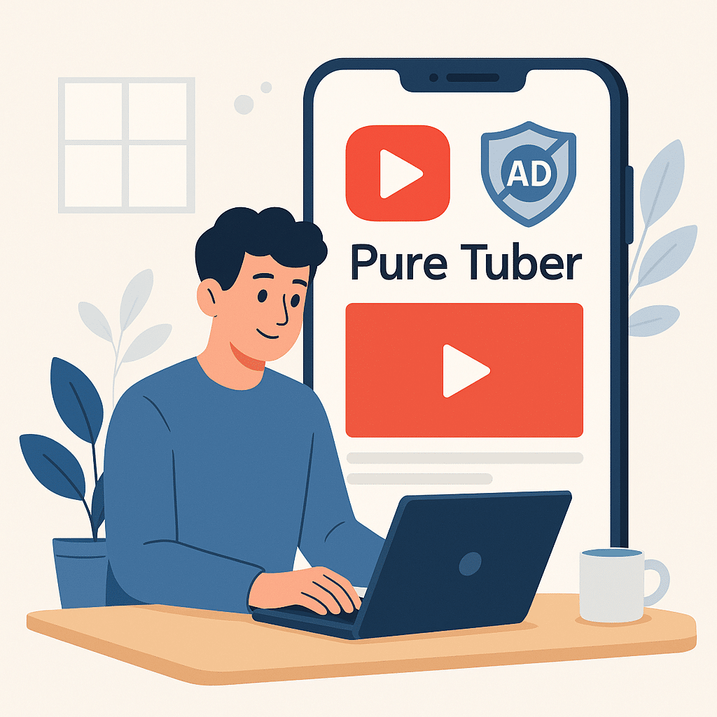 Pure Tuber แอปดู YouTube ไม่มีโฆษณา